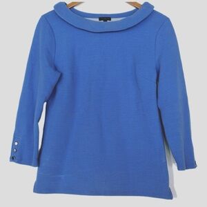 Talbots Blue Women's Top. Boatneck, Pull over.